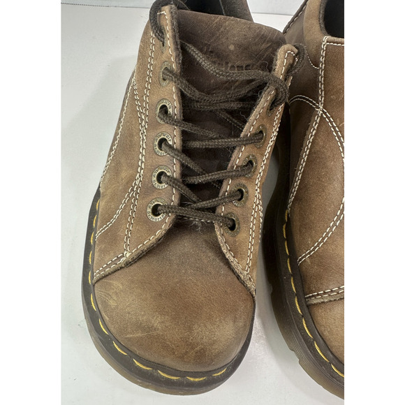 Dr Martens Vtg 90s Y2K Daisy 12283 Women's 9 Leather Oxford Chunky Shoes *Flawed - Picture 2 of 16